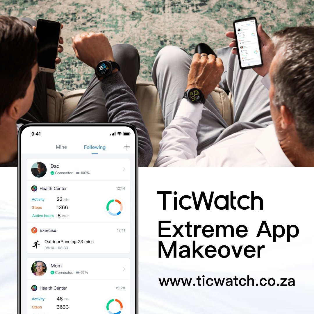 TicWatch South Africa tweet media