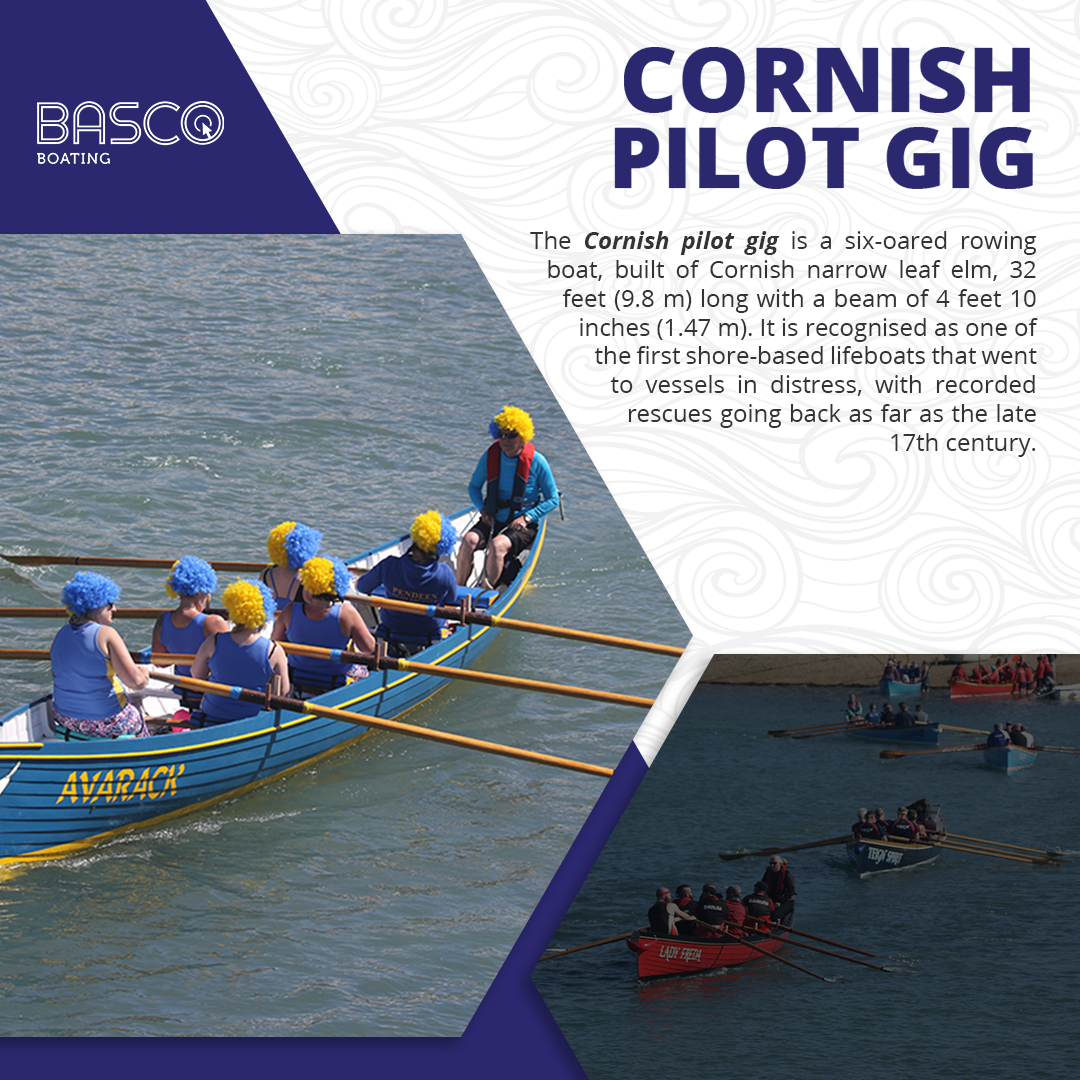 The original purpose of the Cornish pilot gig was as a general workboat, and the craft is used for taking pilots out to incoming vessels (see pilot boat) off the Atlantic. Today, pilot gigs are used primarily for sport, with around 100 clubs across the globe.  #boats #boattypes