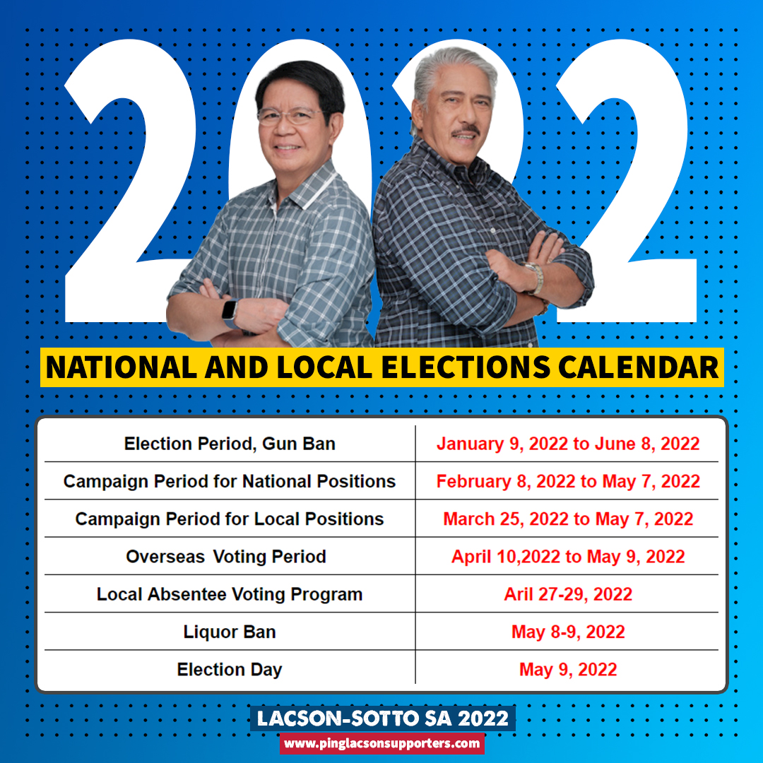 teamping2022's tweet photo. Mark your calendars! ✔️

#LacsonSotto2022
#Halalan2022 https://t.co/DwaXkslnC9