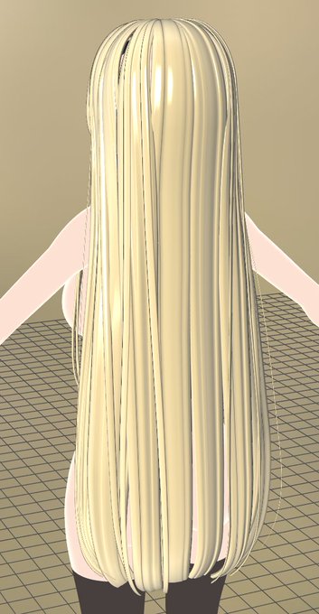 ストレートロングヘアーむずかしいハゲそうですなう 