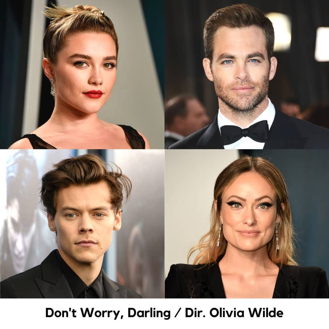 BorrowingTape's tweet photo. Upcoming Film: "Don't Worry Darling" 

Stars Florence Pugh, Harry Styles, Chris Pine, Olivia Wilde

An unhappy housewife in the 1950s discovers a disturbing truth, while her loving husband hides a dark secret.

Releases 23 September 2022

#FilmTwitter https://t.co/DnNawp8yNX