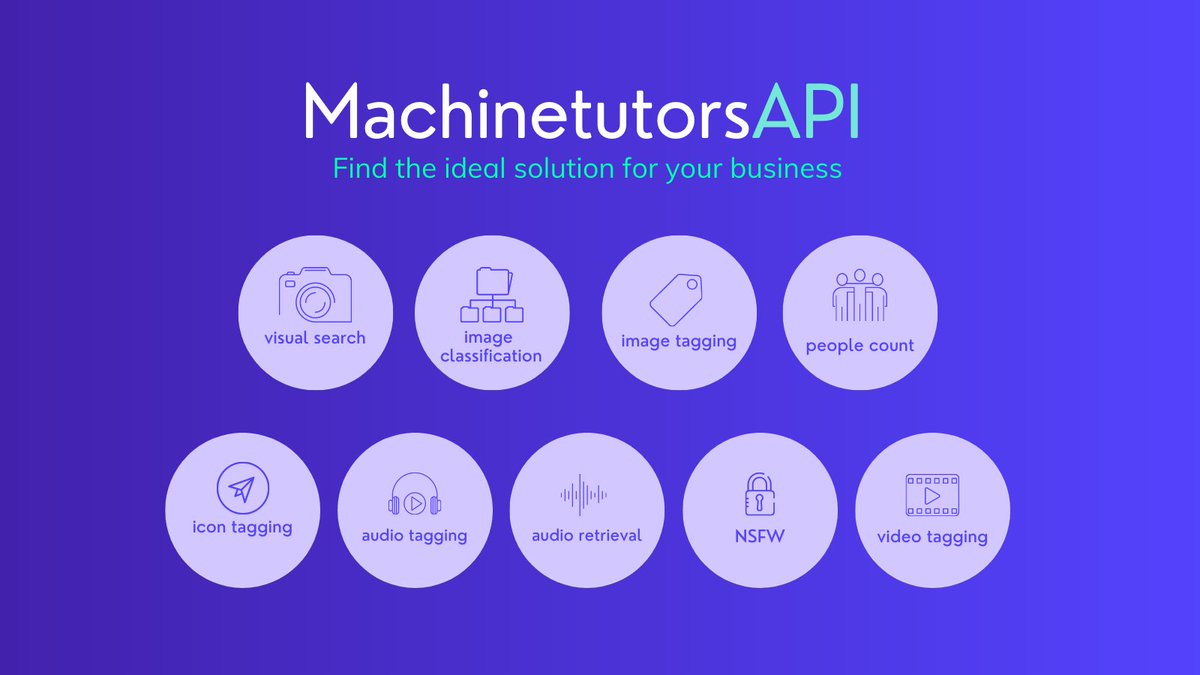 machinetutors's tweet image. @Machinetutors API delivers scalable artificial intelligence solutions at high speed.

With Machinetutors&apos; image, text, video, and audio recognition API services, content analysis becomes simpler.
#MTData #artificialintelligence #machinelearning #imagerecognition #computervision