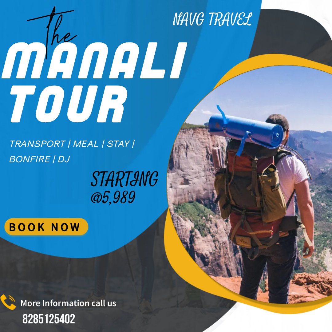 NavgTravel's tweet photo. Is #Manali is on your bucket list? Don't let life pass you by without #traveling to the most #beautiful places. We'll take you to Manali's most #scenic locations for a once-in-a-lifetime experience. Would you like to join us on this #adventure? If so, book your seat now! https://t.co/gCVv27ugWW
