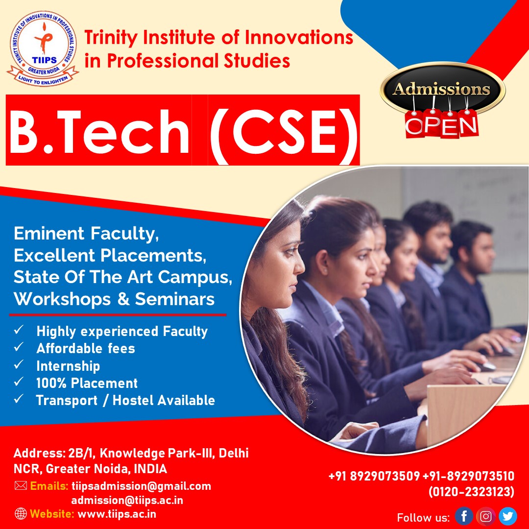 TIIPS2's tweet photo. Studying computer science will help you to develop problem-solving, critical thinking and complex analytical skills. Join #TIIPS for Computer Science &amp; Engineering course today! https://t.co/uASTFQeeuT

#ComputerScienceEngineering #CSE #CSECourse #CSEDegree #CSECollege #Institute https://t.co/mBE6p0OGvB
