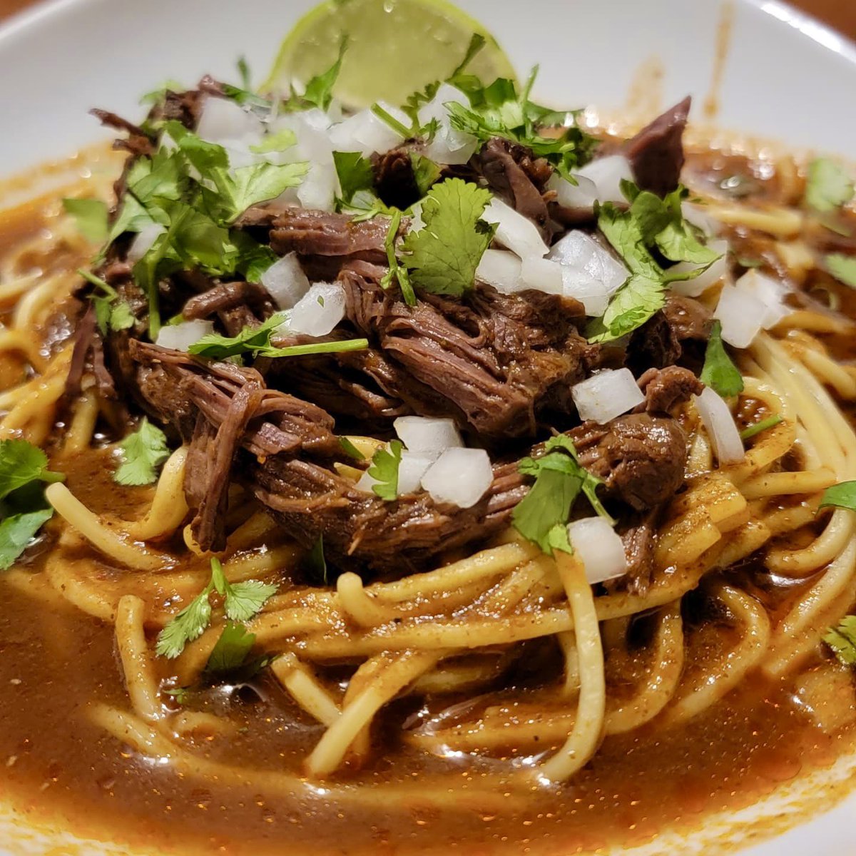 FEDStockton's tweet photo. In honor of Stocktons annual restaurant week, we are going to be serving Birria Ramen tomorrow January 20 until supplies run out.🔥🔥🔥 #getFED #EverybodyEats https://t.co/8H9uUUx7WL