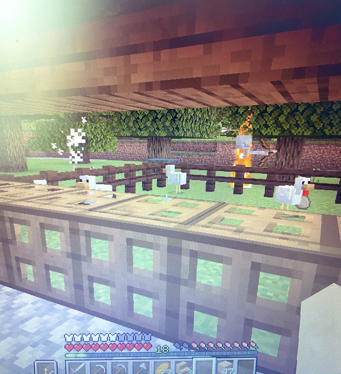 goose_nugx's tweet photo. Don’t you love watching two skeletons have a go at each other #Minecraft #skeletonfight (they both died in the end 👍) https://t.co/AKAVx7EAJj