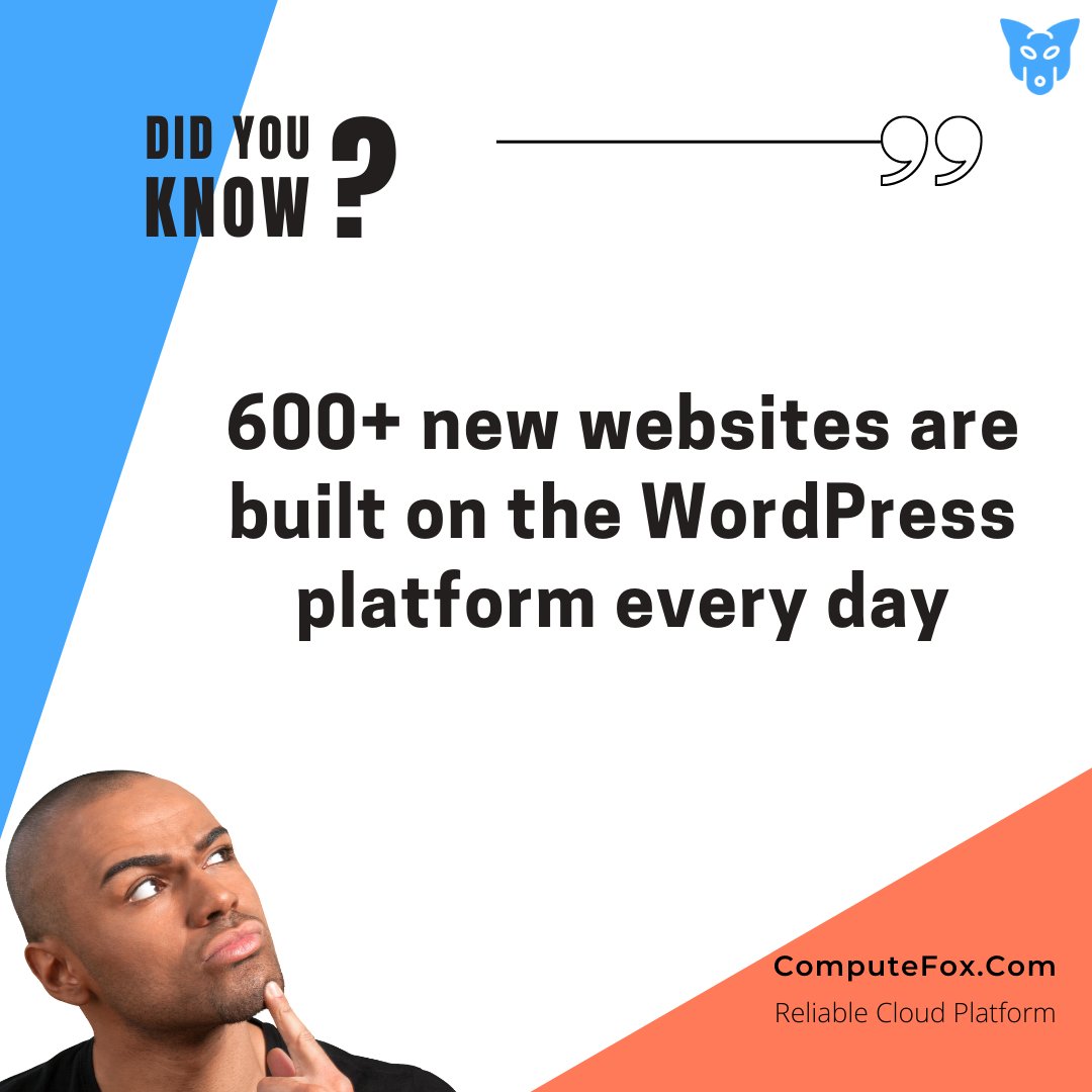ComputeFox's tweet photo. ComputeFox - Reliable Cloud Platform
https://t.co/MY2MelObnY
#didyouknow #techfacts #computefox #webhosting #cloud #techknowledge https://t.co/vnPk1a6Bu5