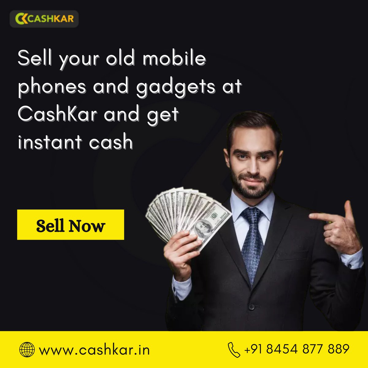 CashKar gives you the best price for your old mobile phones and gadgets.

What are you waiting for?
Sell Now.

#selloldphone #sellusedphone #cashkar