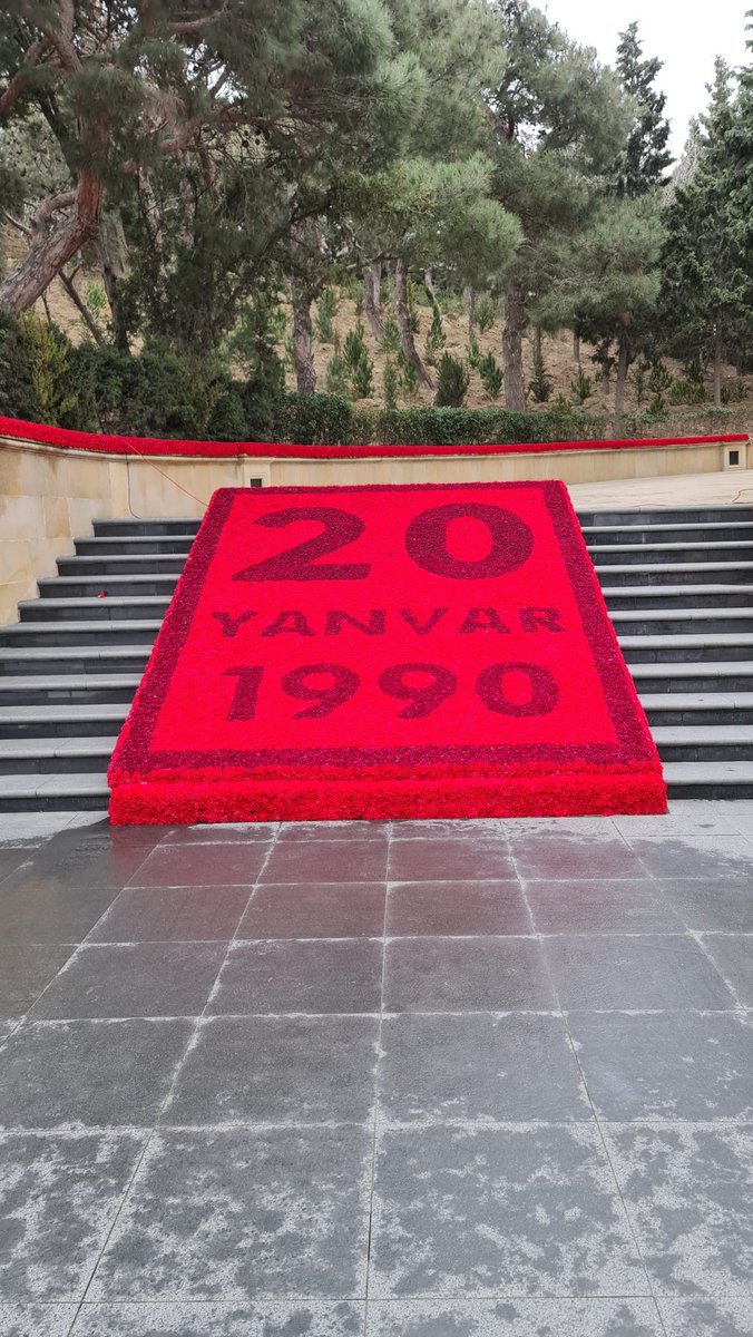 With honor and dignity, we pay tribute to the memory of #20January1990 martyrs who sacrificed their lives to stop invading Soviet forces which were aimed at crushing unwavering will of Azerbaijani People for freedom and independence.