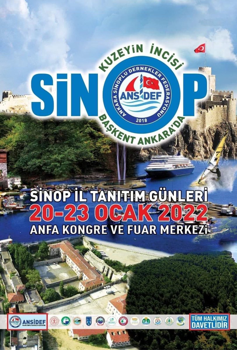 Bugün Ankara’da Sinop Günü…
Hep birlikte saat 13.00’te oradayız inşallah…