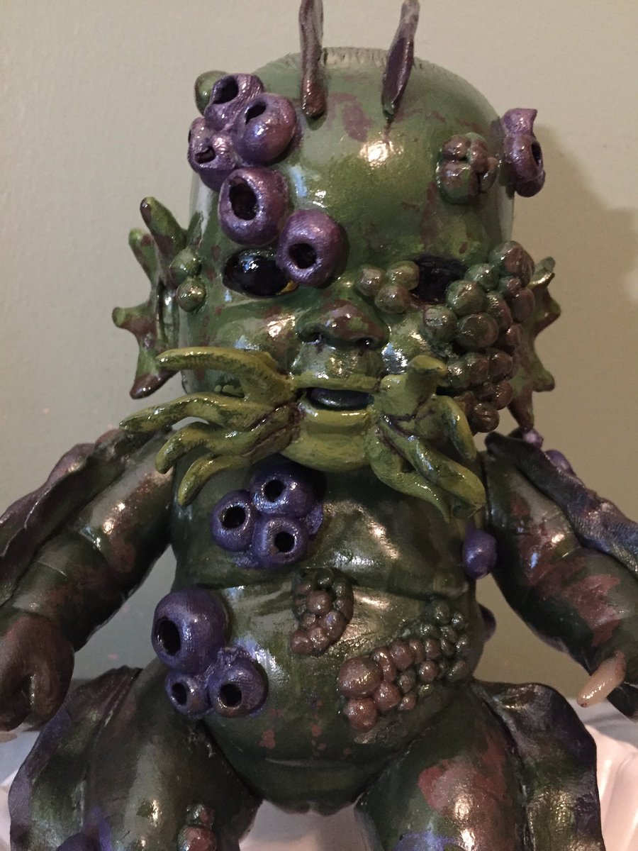 AbsoluteQueer's tweet photo. Some dolls I’ve made: #toys #doll #mod #props #diy #monsters #monsterdolls https://t.co/nOTXx88eQk