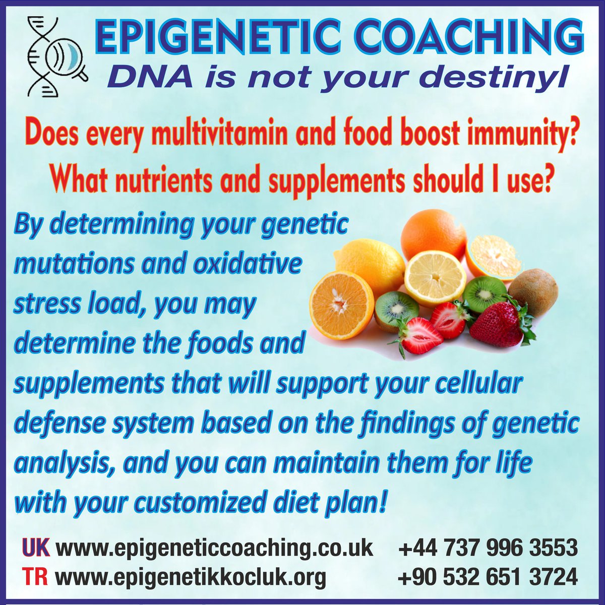 DNA is not your destinyl