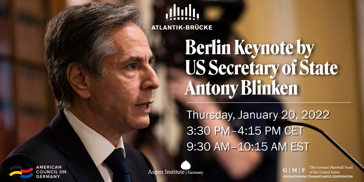 Atlantik-Brücke (@atlantikbruecke) on Twitter photo We at <a href="/atlantikbruecke/">Atlantik-Brücke</a> are proud to host <a href="/SecBlinken/">Secretary Antony Blinken</a> for a speech today, in cooperation with our partners <a href="/ACG_USA/">American Council on Germany</a>, <a href="/gmfus/">German Marshall Fund</a> and <a href="/AspenGermany/">Aspen Germany</a>. Watch the livestream here: contentflow.de/atlantik-bruec… We at <a href="/atlantikbruecke/">Atlantik-Brücke</a> are proud to host <a href="/SecBlinken/">Secretary Antony Blinken</a> for a speech today, in cooperation with our partners <a href="/ACG_USA/">American Council on Germany</a>, <a href="/gmfus/">German Marshall Fund</a> and <a href="/AspenGermany/">Aspen Germany</a>. Watch the livestream here: contentflow.de/atlantik-bruec…