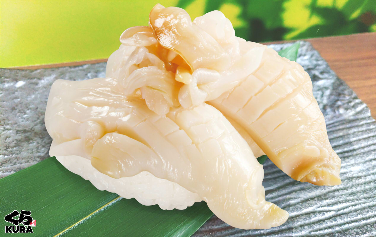 無添くら寿司 公式 超特大切り つぶ貝 超特大 驚きの大きさ 厳選された特大つぶ貝 高級貝のコリコリ食感をお楽しみください T Co 5lzk9ezj8w Twitter