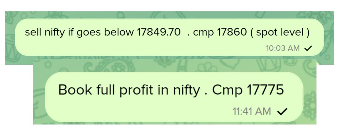 harshubh's tweet photo. #Sold on #Top , Bought exact day #Low 🔥
We booked 50 % profit early 
And booked rest 50 % on day Low ⚡

#Nifty spot levels 📈
#ImpulseView https://t.co/XjR9hHopEO