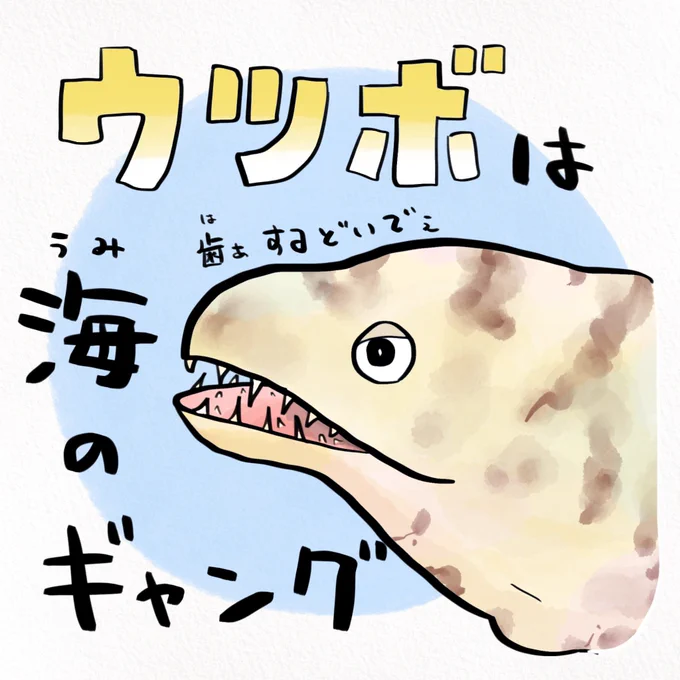 鋭い歯を持つウツボの人間関係 