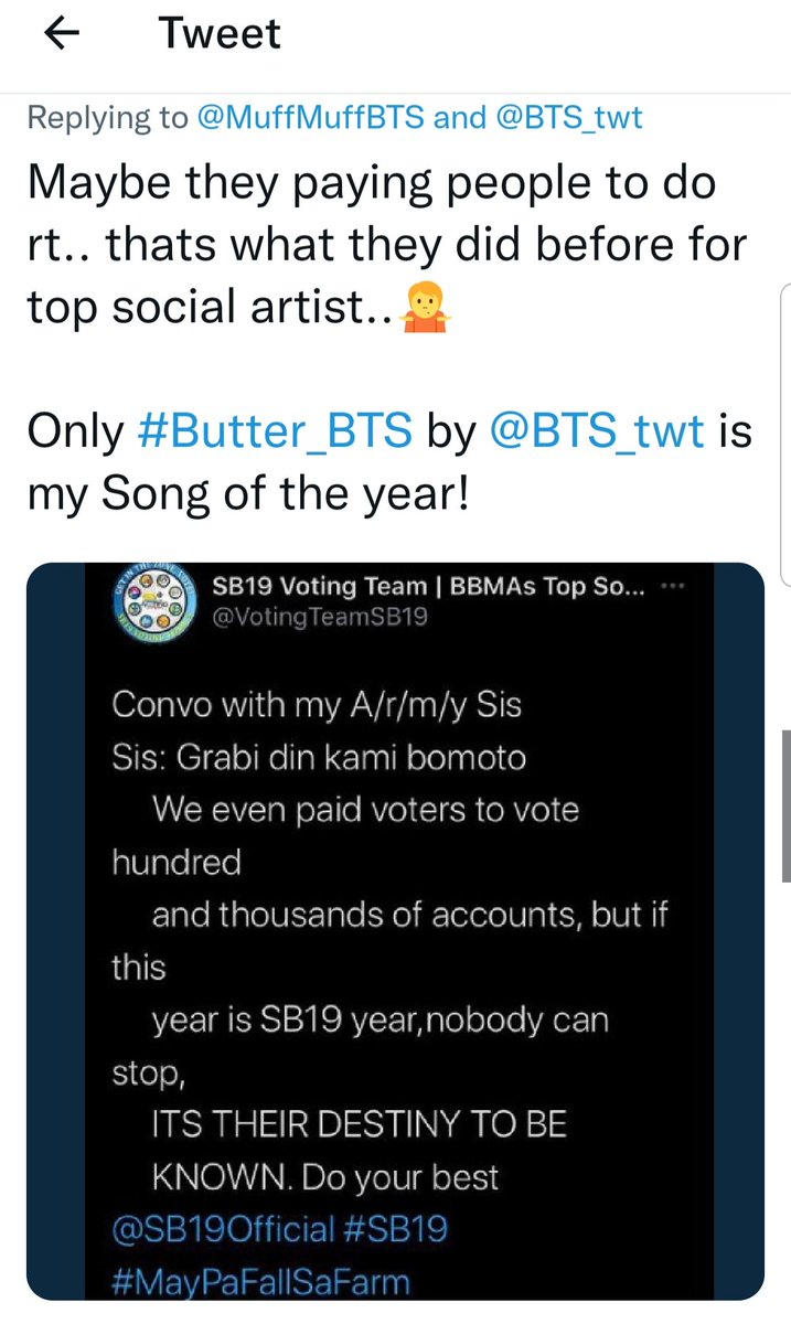 JenNiPauloNase's tweet photo. Parang baliktad ata ung pagkakaintindi 👀 hehe

I just find the post humorous no hate for the person who tweeted 🤭

BAZINGA KEEP THE BUZZ
@SB19Official #SB19

Listen and Stream #Bazinga_SB19 https://t.co/I7X69xH388