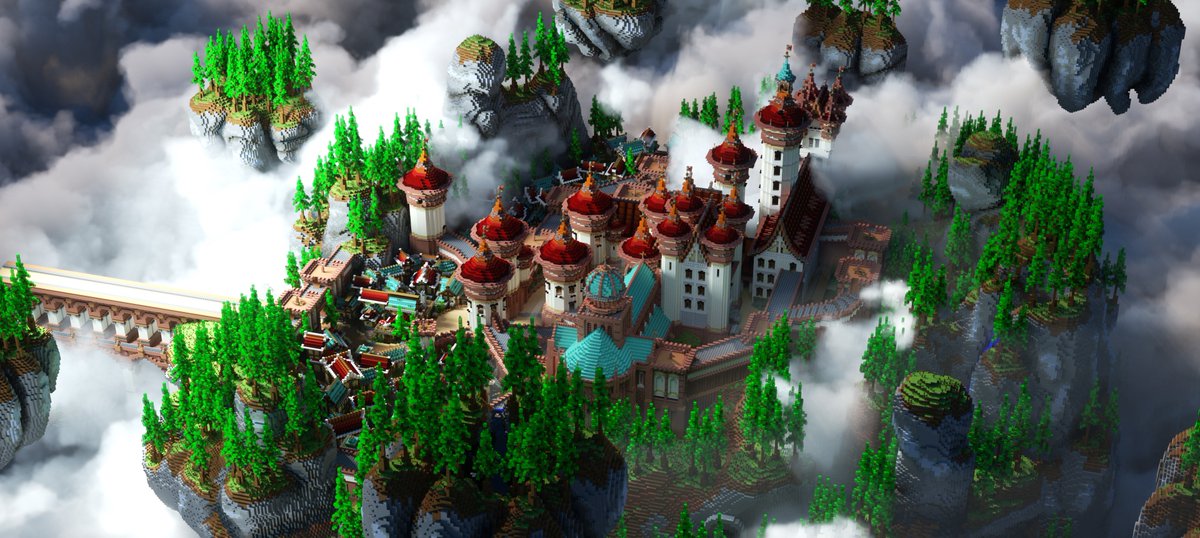 ShapeStudioMC's tweet image. 🏰Kingdom on a floating environment.🌫️☁️

Renders; @notbarteksk