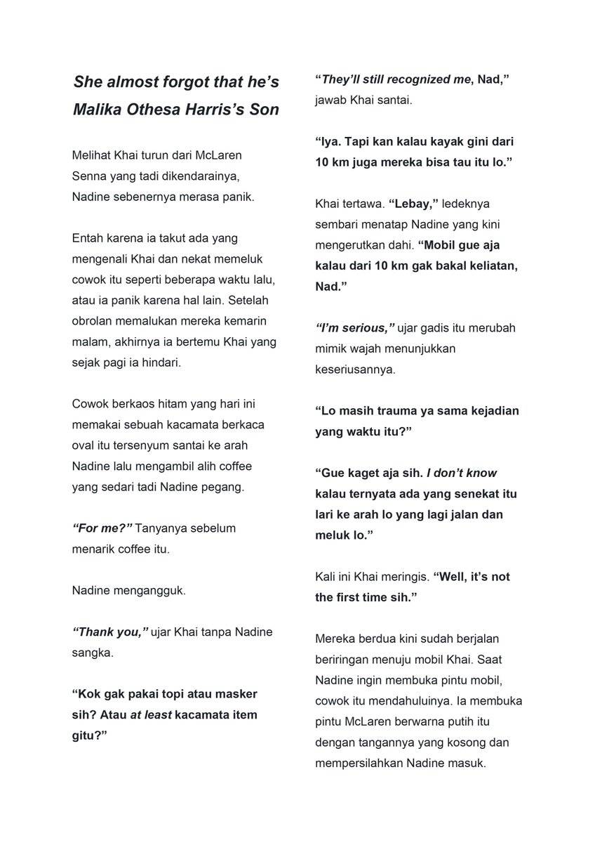 pinkxxskies's tweet photo. 106. 

P.S: kalau baca Enchanté, nama Harris yang disandang Airish sama Khai itu emang sama yaah, mereka sepupuan!:D 

 (Buat yang gak baca Enchanté, it's ok, gak ngaruh sama plot ceritanya kok!🥰) https://t.co/4sRrzYesys