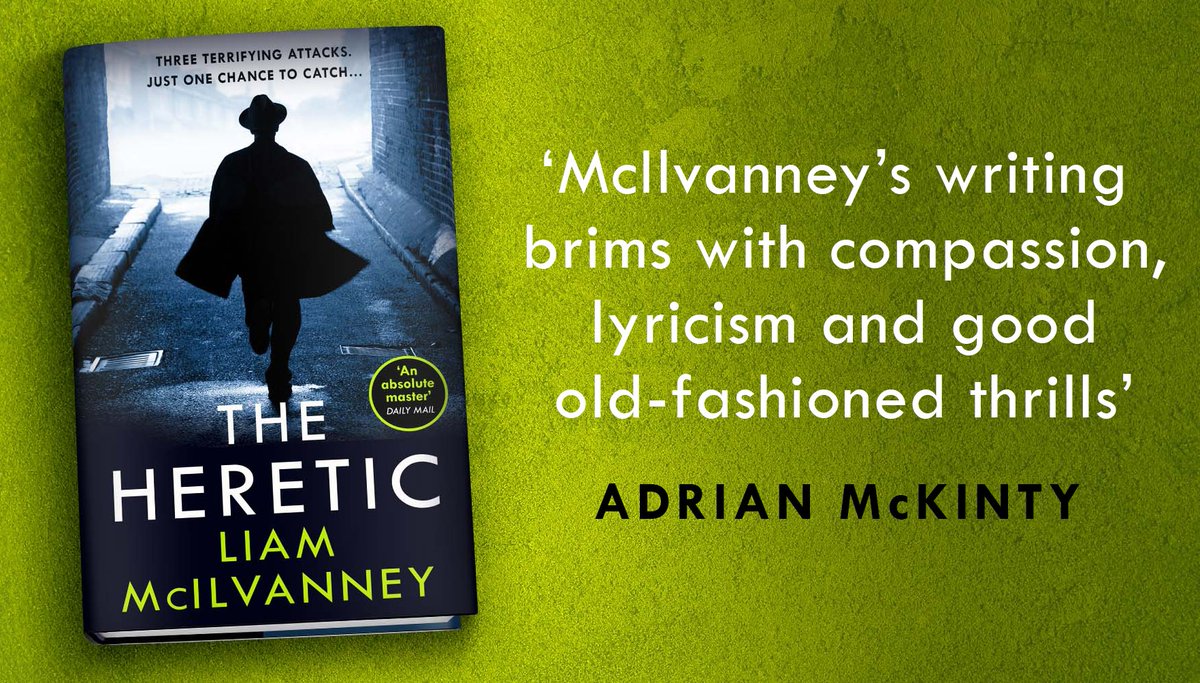 HarperCollinsUK's tweet photo. A very happy publication day to @LiamMcIlvanney's #TheHeretic!
From the award-winning author comes a much-anticipated sequel to the Scottish Crime Book of the Year #TheQuaker
Get your copy here 👉 https://t.co/vMCsLL70zj https://t.co/oyzLy2bZJt
