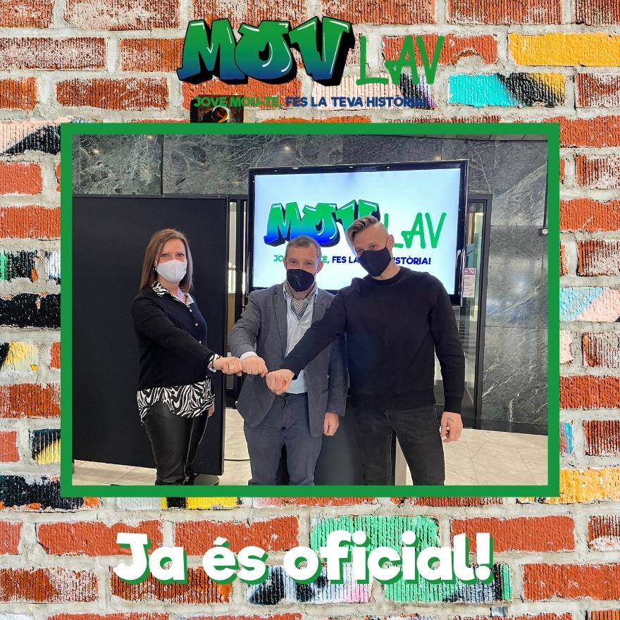 movlav22's tweet photo. El projecte #MovLav ja és una realitat! 🤩
Ahir es va fer la presentació oficial als mitjans de comunicació 🎤 per part del @comusantjulia  i del #DavidMuriasFilosofo
Tenim moltes ganes de començar amb aquesta gran festa 🎉
#movlav #jovemoute #feslatevahistoria #eselteumoment https://t.co/ctEYomlx02