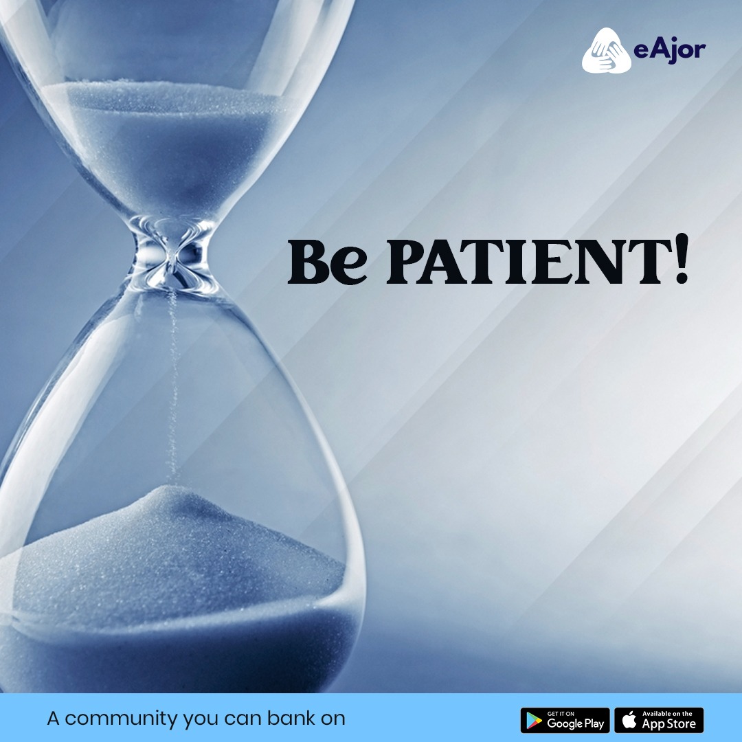 eajorng's tweet photo. Be patient!
Patience is a virtue possessed by a few. That feeling you get when you have money? Deal with it!
#eAjor #freshstart #newyear #newmoney #moneymatters #goals #joinacell #funds #financialplanning #joineAjor https://t.co/V91NZEHEJB