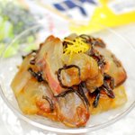 旨味がギュッと詰まった。お刺身の昆布締め風オイル漬け