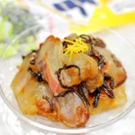 旨味がギュッと詰まった。お刺身の昆布締め風オイル漬け