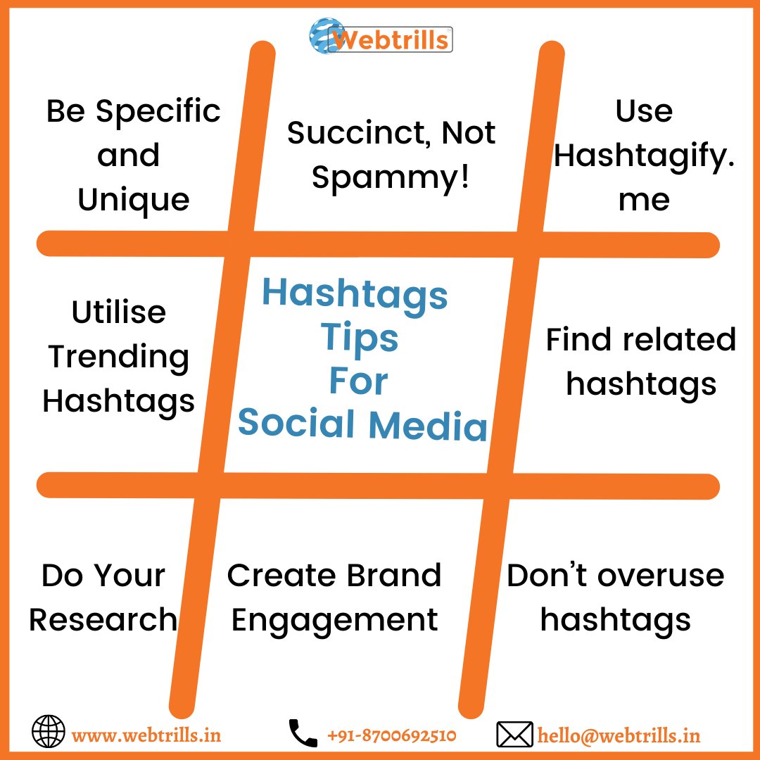 webtrillsdotin's tweet photo. Hashtags are an integral part of any Social media strategy.
Here are some tips that you must use before using the hashtags.
#hashtags #hashtagstrategy #hashtagsforlikes #hashtagstips #socialmediaengagement #webtrills https://t.co/oHQFuRZxOS