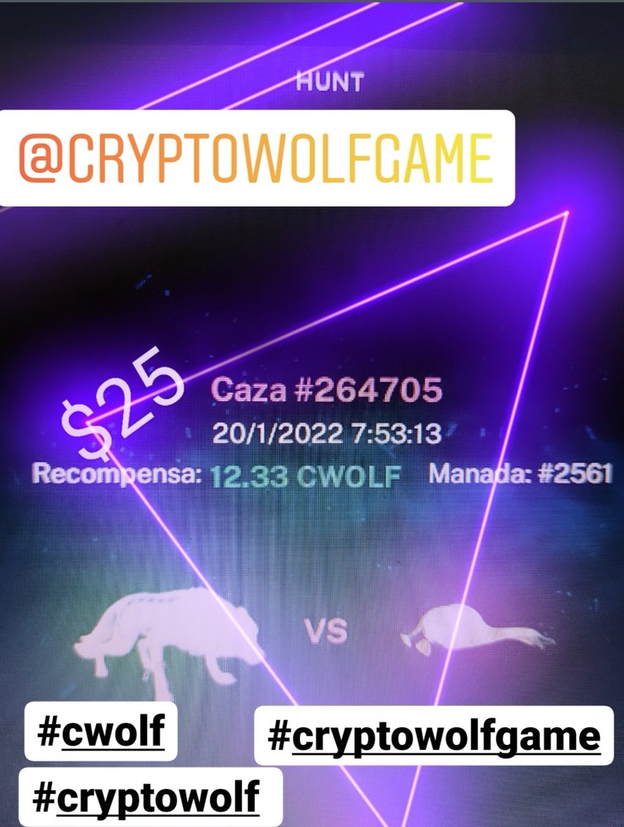 ve_josh's tweet photo. @cryptowolfgame Seguimos sumando $$$$  @cryptowolfgame #Cryptowolf #Cryptowolfgame #Cwolf https://t.co/GnXsz7Ia0w