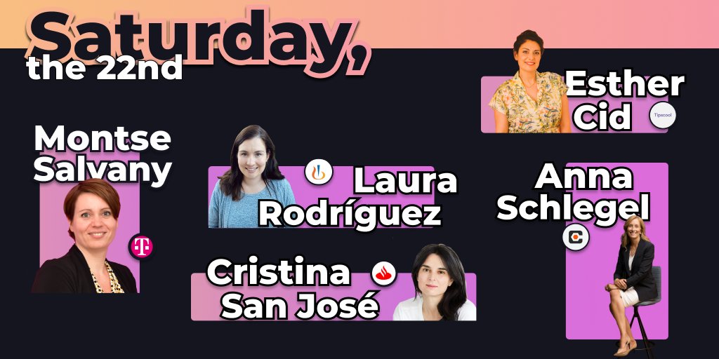 NuweIo's tweet photo. 👩🏻‍💻 #FemHack

📢 We are thrilled to introduce all of The International FemHack's Conferences speakers!

We have not enough words to express how glad we are to have such talented women in this first edition 🙌🏻 

➡️ Join the conferences here: https://t.co/RKnfQQ81wp

#WomenInSTEM https://t.co/ef1caG4fKK