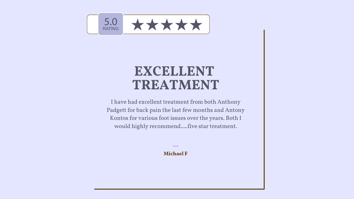 We pride ourselves on providing excellent treatment to each and every patient <a href="/slsqclinic/">Sloanesquareclinic</a> - whether it's #physiotherapy, #podiatry or #MassageTherapy. Call 020 7730 8437 or email: reception@sloane-square-clinic.co.uk to book in!