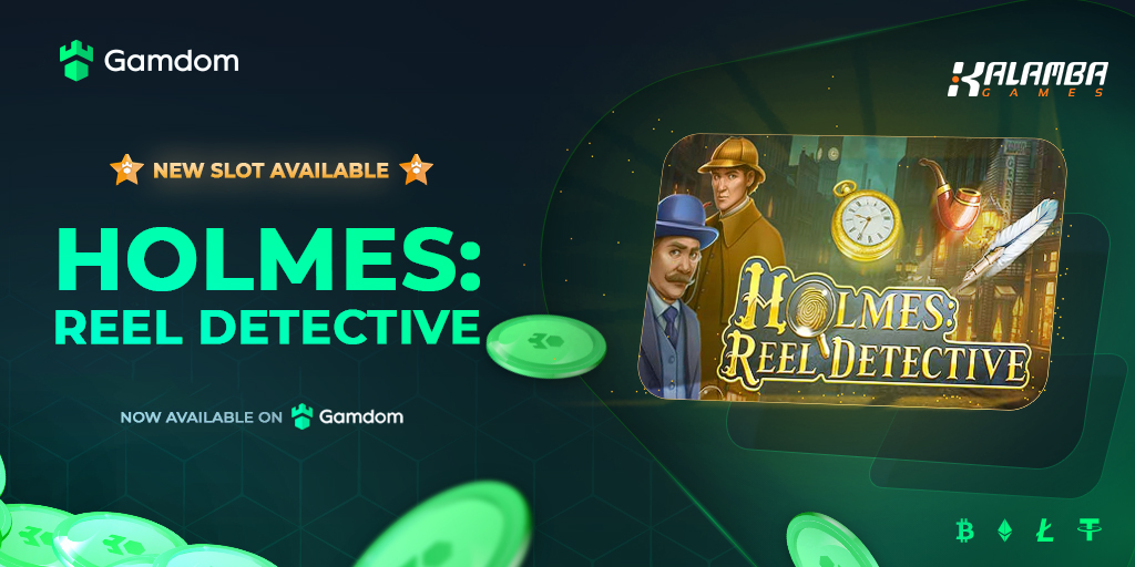 ⭐️ New Game ⭐️

Holmes: Reel Detective by <a href="/kalambagames/">Kalamba Games</a>! 🕵️‍♂️

Free Spins! If this post gets 1000 RT, we will give 25 Free spins to 100 players!!! 🤑🤑

👇👇👇

1️⃣ Must Follow us, Like &amp; Retweet this
2️⃣ Comment userID
3️⃣ Ends 21:00 CET

Gamdom.com