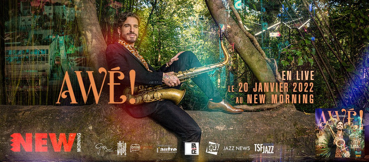 Jazz Events Live (@jazzeventslive) on Twitter photo Tonight in Paris: Samy Thiebault's new album AWE! at <a href="/newmorning/">New Morning Paris</a>
Samy Thiébault (tenor saxophone)
<a href="/JosiahWoodson/">Josiah Woodson</a> (flugelhorn, trumpet)
Felipe Cabrera (double bass)
Inor Sotolongo (percussion)
<a href="/ArnaudDolmen/">Arnaud Dolmen</a> (drums)
Leonardo Montana (Fender Rhodes, piano)
jazzeventslive.com Tonight in Paris: Samy Thiebault's new album AWE! at <a href="/newmorning/">New Morning Paris</a>
Samy Thiébault (tenor saxophone)
<a href="/JosiahWoodson/">Josiah Woodson</a> (flugelhorn, trumpet)
Felipe Cabrera (double bass)
Inor Sotolongo (percussion)
<a href="/ArnaudDolmen/">Arnaud Dolmen</a> (drums)
Leonardo Montana (Fender Rhodes, piano)
jazzeventslive.com