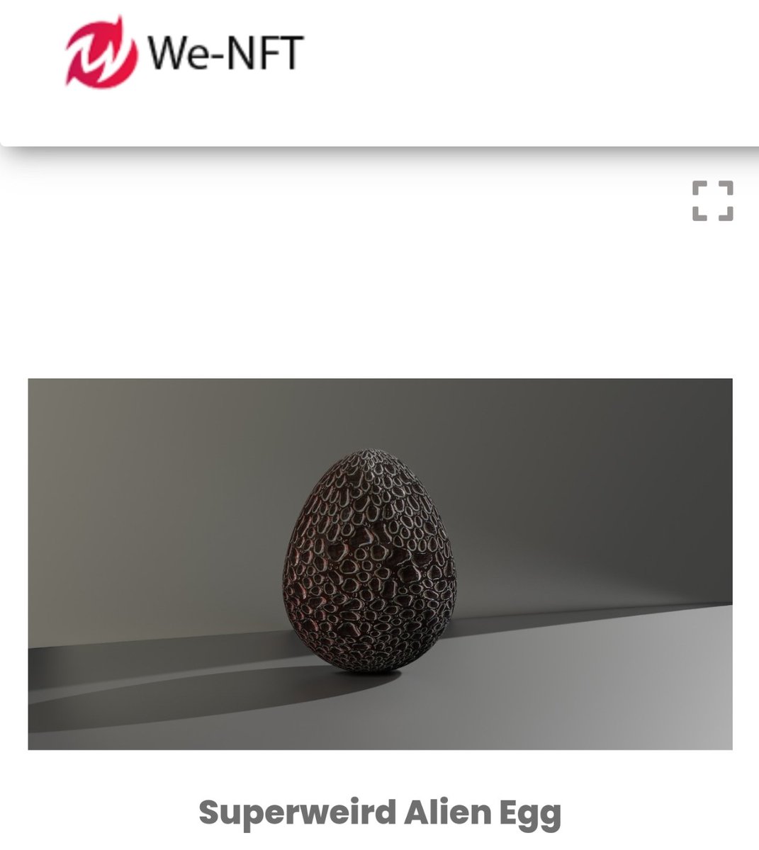DesignsWkd's tweet image. Manage to Pick up a superweird Egg on we-nft.io check it out well happy thanks 😊 😃 @we_nft @WenLamboDeFi

#btc #bnb  #bsc   #xrp #ada #vet #cake #SAFEMOON #SAFEMARS #ETH #Doge #xlm #luna #nftart #DeFi #NFTCommunity #NFTs #NFTGATE #nftcollector #NFTartists #NFT