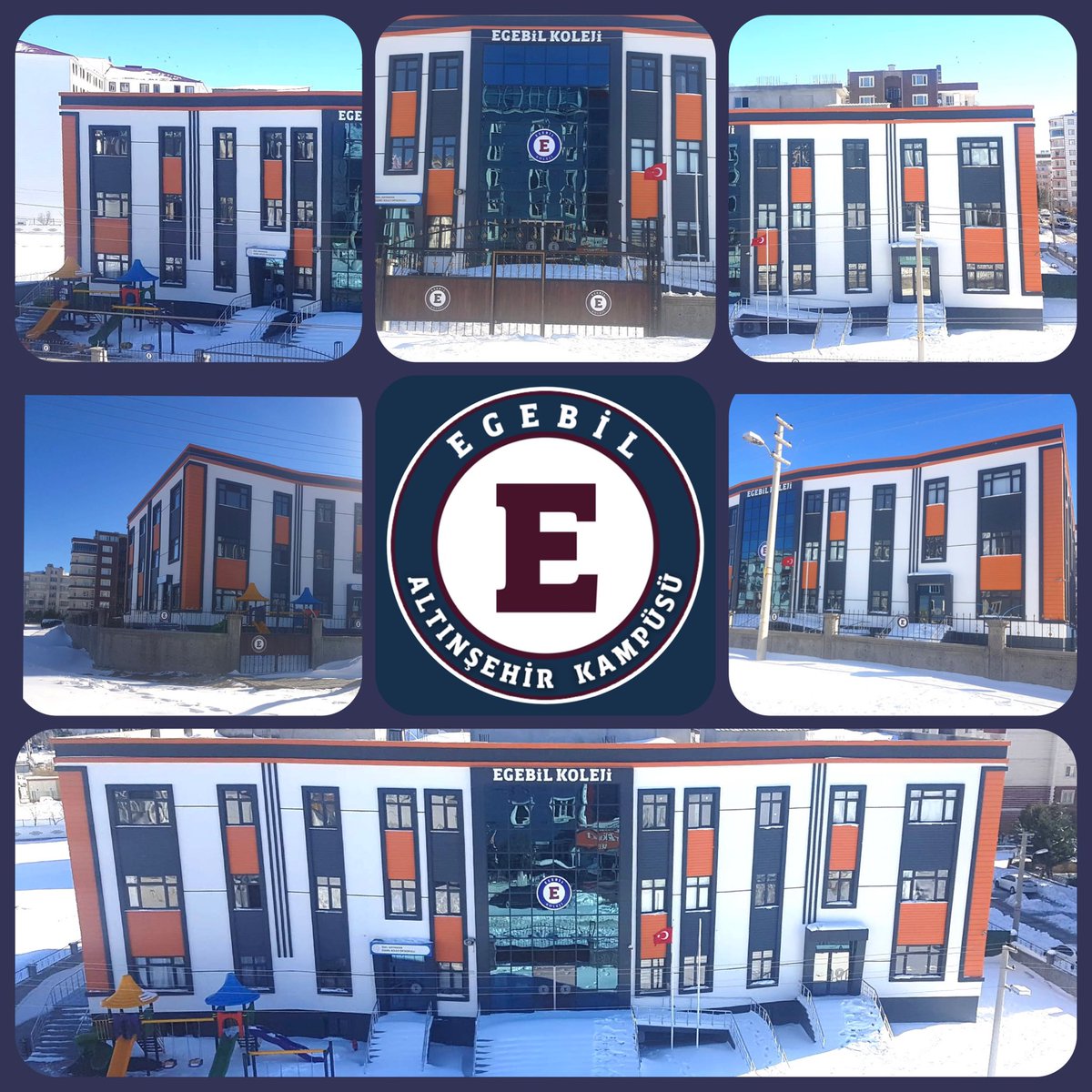 "İşte böyledir kar taneleri. Kışın güzel taneleri." Egebil Kolejleri Altınşehir Kampüsümüzden muhteşem kareler.