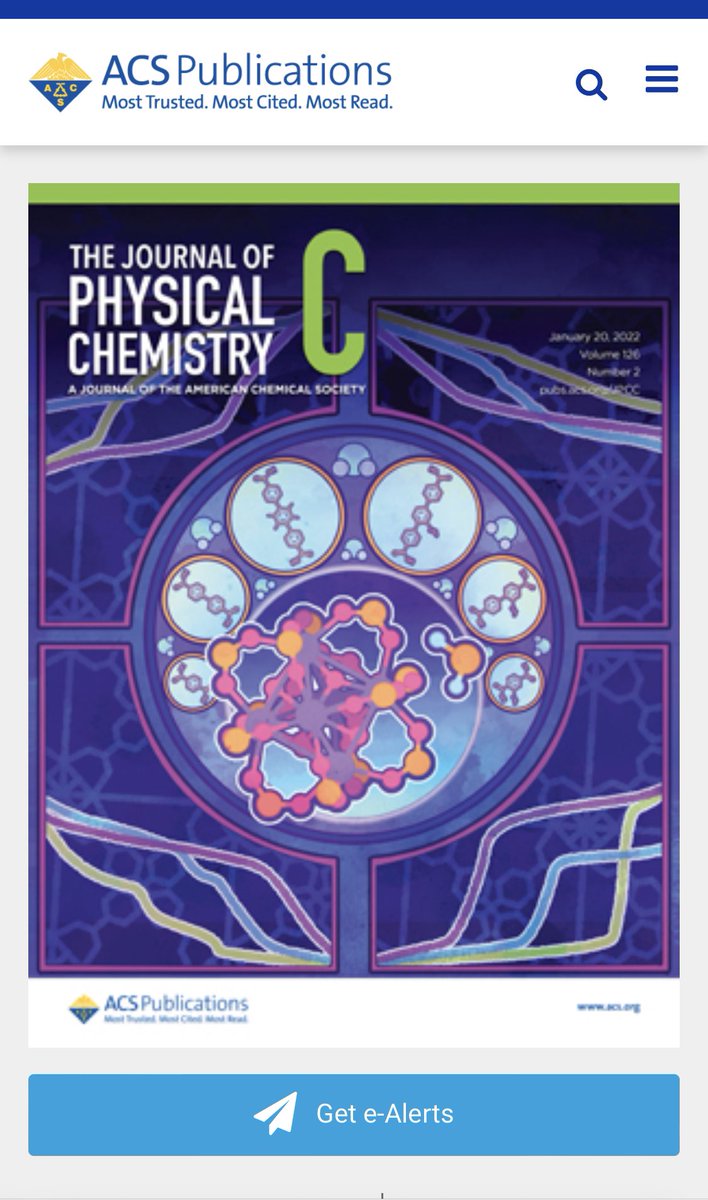 MaJiKatz's tweet photo. Amanda Parsons, artist and scientist, put a great cover page together for Mason’s paper in @JPhysChem https://t.co/gR5Vmdyyiq