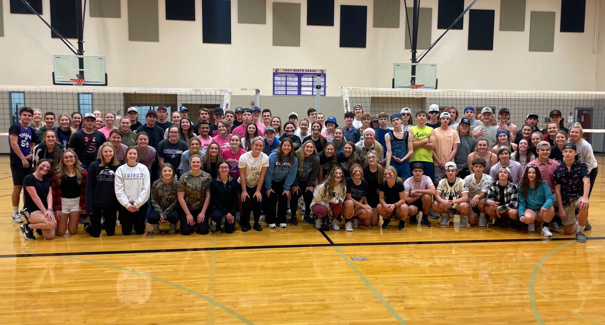 troyffa's tweet photo. We had a great annual Troy FFA Volleyball Tournament last evening. Congrats to the top 3 teams from our 16 team double elimination bracket! https://t.co/txvxq34nTI