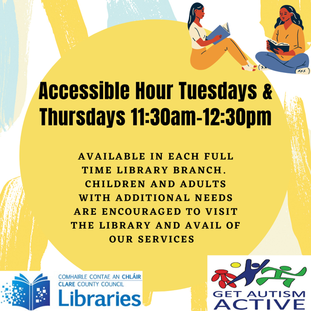 clarelibrary's tweet photo. Perfect for parents with children on the autism spectrum. The social stories have been prepared with all in mind not just those on the autism spectrum.
#accessiblehours #accessibilityatyourlibrary #getautismactive #aspaceforall https://t.co/NhwWbBpQgt