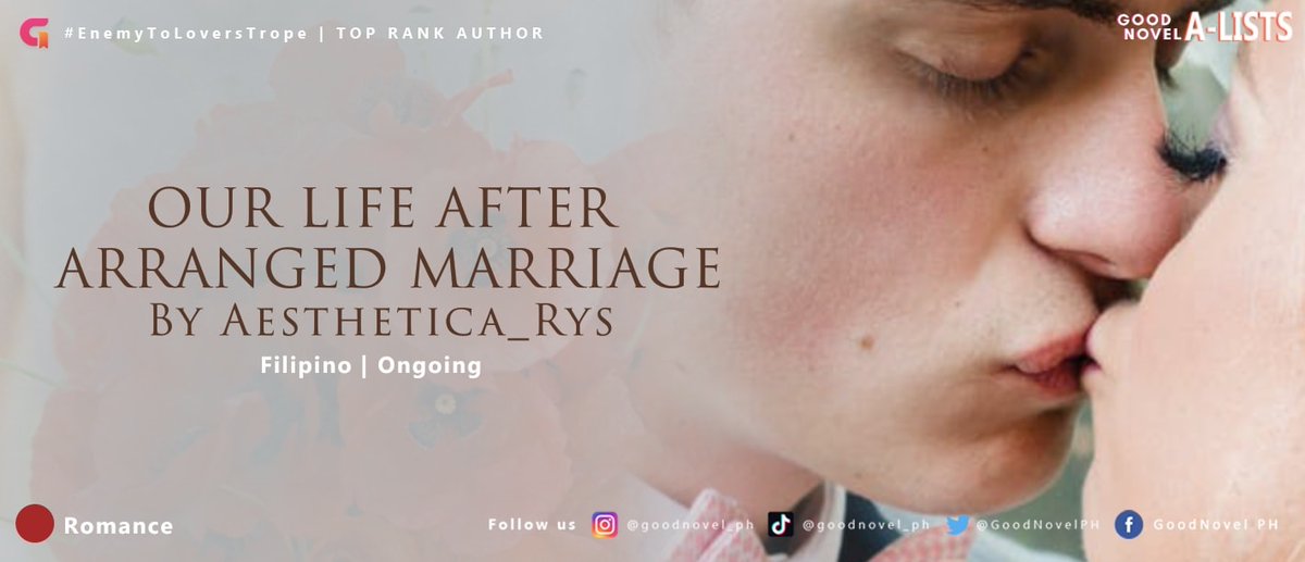 GoodNovelAList's tweet photo. Looking something to read? Check this out! Our Top Rank Story on GoodNovel.

“Our life after arranged marriage (Tagalog)” by Aesthetica_Rys

Link: https://t.co/g8AdrX0cst

#TatakGoodNovel
#GoodALists
#GoodNovel
#GoodNovelPH
#GoodNovelist https://t.co/XC5KA17iDU