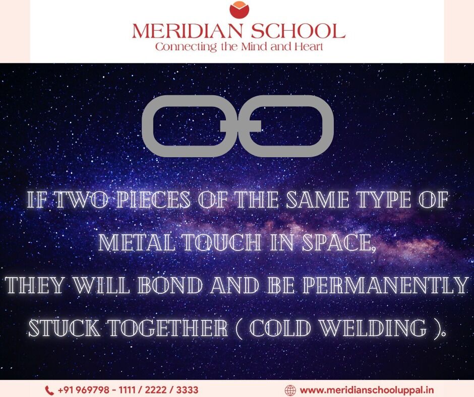 We all know about hot welding, but what if we told you even cold welding exist?!

#phenomenalphysics #facts #interesting #meridianschooluppal