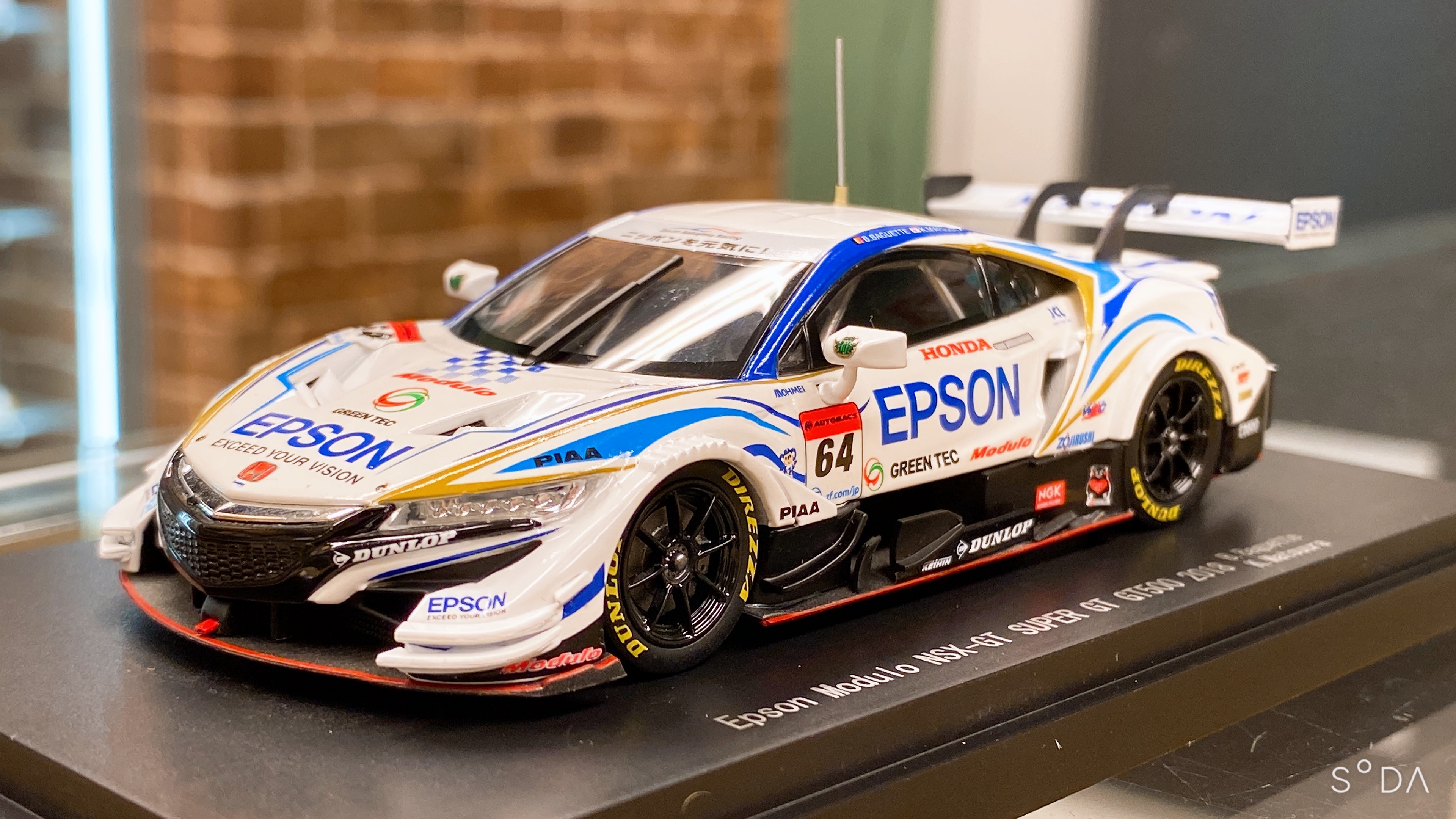 Amazon.co.jp: 1/43 スーパーGT 2018 Epson Modulo NSX-GT No.64