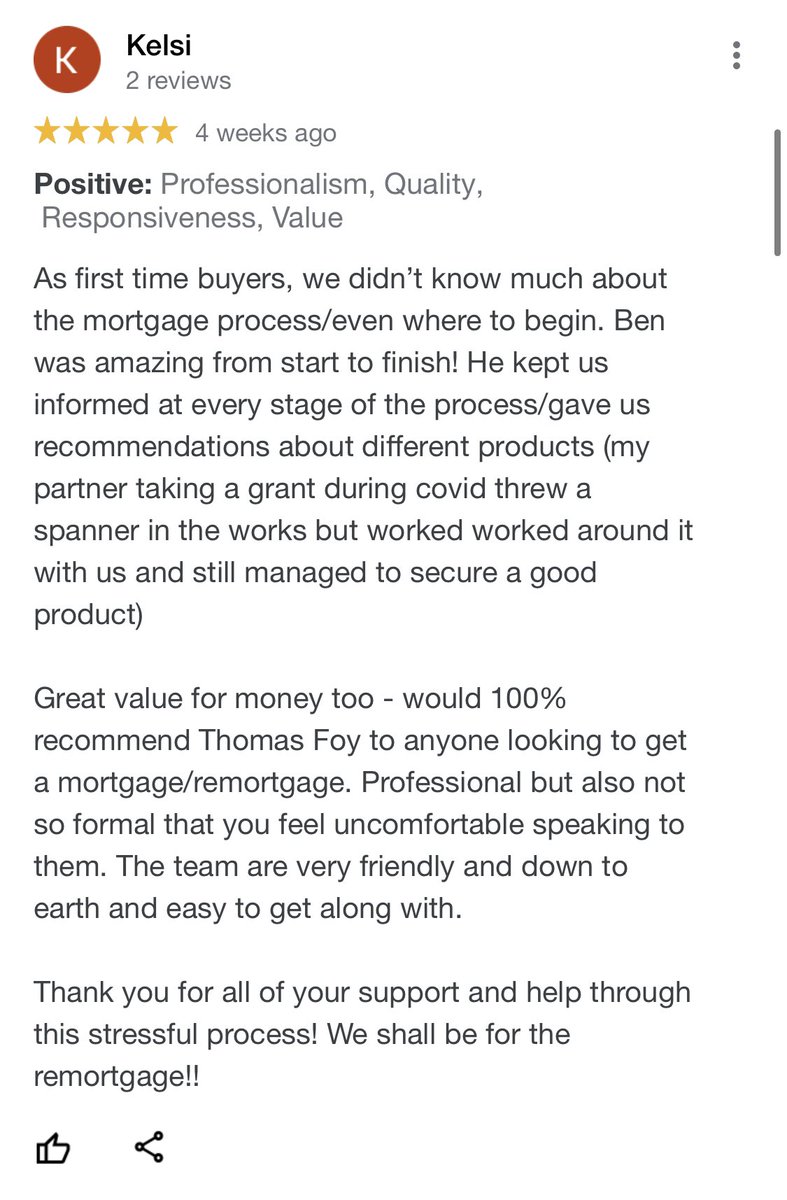 FinancialFoy's tweet photo. It was a pleasure helping Kelsi as a First Time Buyer with the mortgage process! ⭐️⭐️⭐️⭐️⭐️

If you’re looking for help with your mortgage contact us at: 0203 734 9024

https://t.co/3RZK6w8shH

YOUR PROPERTY MAY BE REPOSSESSED IF YOU DON’T KEEP UP REPAYMENTS ON YOUR MORTGAGE https://t.co/2uplheJjnT