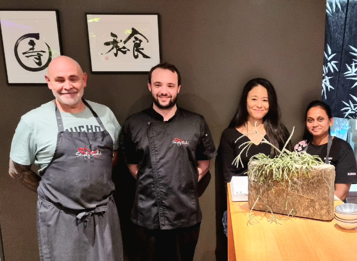 AWE365's tweet photo. Stunning meal at super friendly Simply Sushi in Interlaken. The chef studied in Japan for almost four years before bringing his skills home to Switzerland. Sushi was as good as I've had in Japan.
#interlaken #switzerland #japanese #simplysushi #sushi #interlakensushi https://t.co/udtm6TOi3W