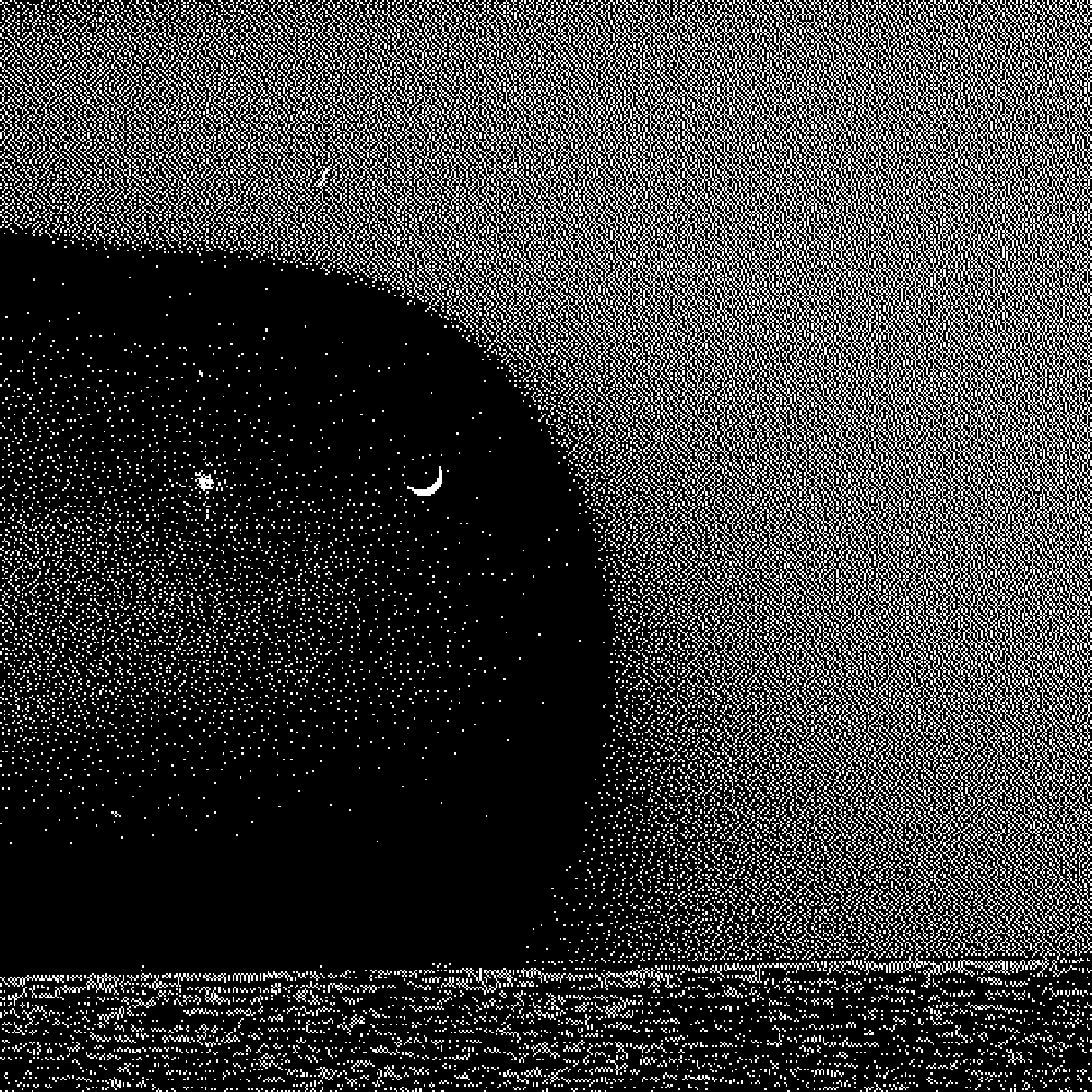 Unchallenged, the Night marches.

"The Night" - 250/250 - 0 tez

My contribution to #ITEM4ITEM 🌚

#versum #cleanNFT