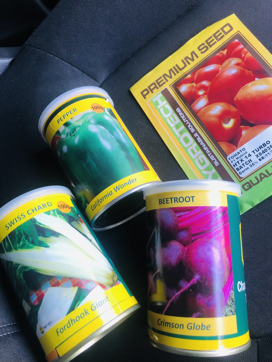 mushekojona's tweet photo. Buy quality seeds at Agri-Grow Namibia &amp; other certified seed sellers.

Seeds you buy in food retailers are NOT seeds, hence you get compromised yield/poor adaptability/vulnerable to pests.

Below is Tomato (oval shape-bc of demand), spinach, pepper &amp; beetroot N$533.00. https://t.co/wNCiYwN6Ow