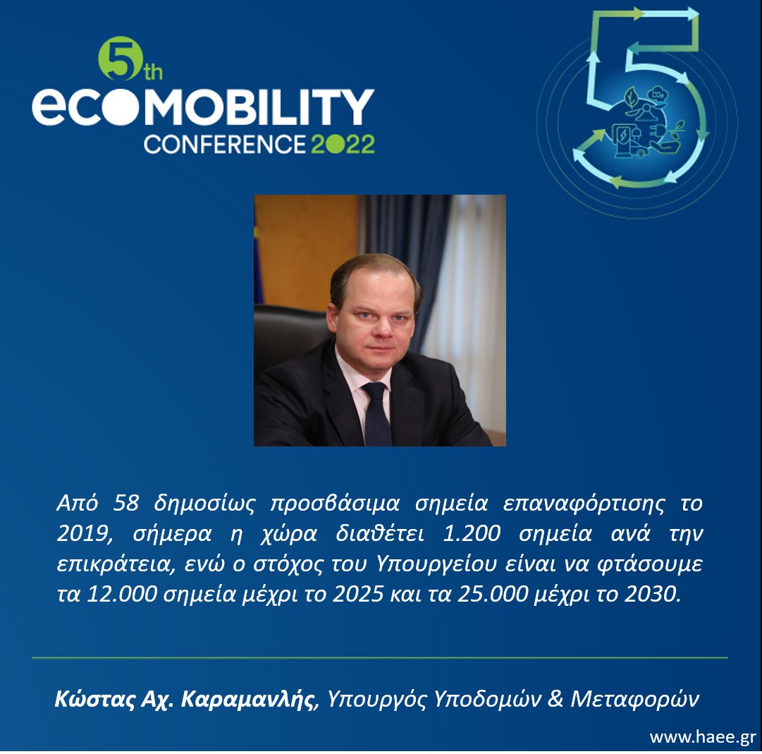 🚨5ο Συνέδριο Ηλεκτροκίνησης 
<a href="/HAEE_Greece/">Hellenic Association for Energy Economics</a> <a href="/InsiderGrNews/">insider.gr</a> 
<a href="/karamanlis_k/">Κώστας Καραμανλής</a> 

#5thecomobility #electromobility #greentransportation #netzero