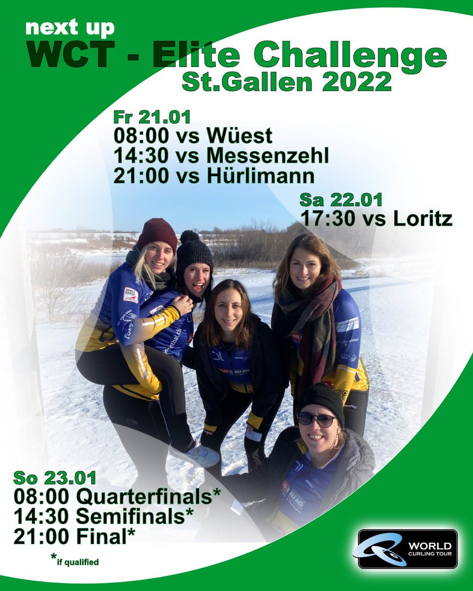 Neues Jahr - neues Turnier. Wir freuen uns sehr auf die erste Austragung des WCT Elite Challenge @curling_stgallen
.
#teamschori #CCL #cclangenthal #curling #wct #spiritofcurling #swisscurling #hitandroll #faesbau #schlafhaus #iblangenthal #stadtlangenthal #maxfit_langenthal