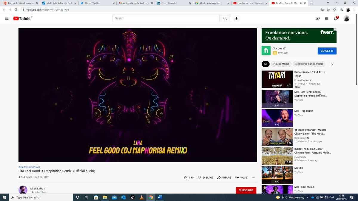 Lira Feel Good DJ Maphorisa Remix. (Official audio)