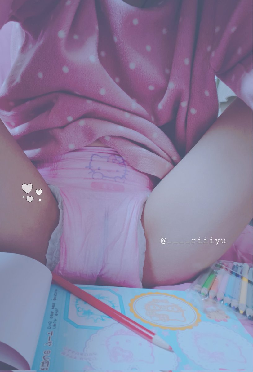 ____riiiyu's tweet photo. きてぃちゃんおむつ～ﾐ・◦・ﾐ🎀きてぃちゃんのまほうのぬりえだよ☁︎🤍´-色えんぴつでこすったら絵がうかびあがるの❣️ほんとにまほうみたいでたのしかった～～
   #abdl  #abdlgirl https://t.co/Uj1TwwMEeu